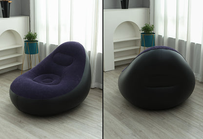 Kursi sofa tiup + pompa kaki